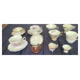 Vintage Teacups & Some Saucers