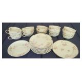 Haviland Porcelain Teacups & Saucers