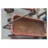 Vintage Red Radio Flyer 28 Pull Wagon