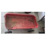 Vintage Red Radio Flyer Pull Wagon