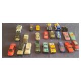 23 Metal Die Cast Metal Mini Cars & Trucks