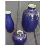 Cobalt Blue Decorative Vases