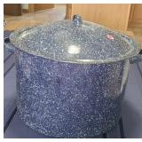 Vintage Large Blue-speckled Enamelware