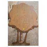 Vintage Wooden Side Table with Drawer