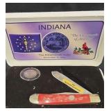 US Mint Indiana Coin & Knife Set