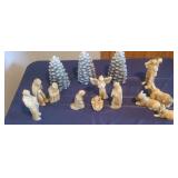 Candle Nativity Scene