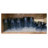 Vintage Libbey Smoke Blue Apollo Glassware