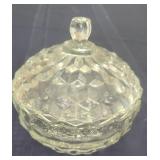 Fostoria Clear Lidded Clear Candy Dish