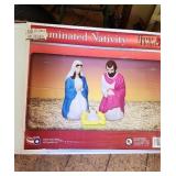 Illuminated Nativity Set