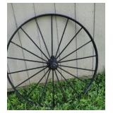 Vintage Iron Wagon Wheel
