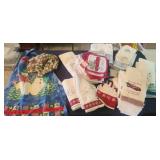 Christmas Towels, Apron, Potholders