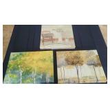 Painted Canvas Wall Decor