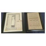 2 Framed Pictures
