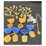Vintage 4-H Pins and More