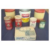 Vintage Tins, Baking Powder, and Allspice