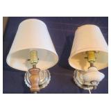 Two Wall Sconce Lights