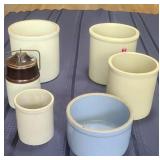 Small Stoneware Crocks