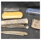 Vintage Glasses and Shaving Razors