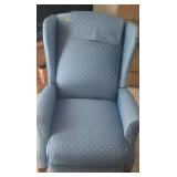 Blue Winged LA-Z-Boy  Parlor Recliner