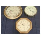 3 Wall Clocks