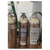 Vintage Water Fire Extinguishers