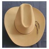 Beige Felt Western Men