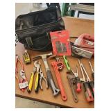 Tool Bag with Assortment of Tools