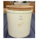 Redwing Union Stoneware Crock, 2 Gallon