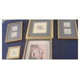 Five Framed Prints