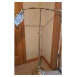 Brass Shell Floor Lamp & 3 Lamp Shades
