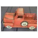 Red Vintage Metal Truck
