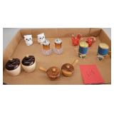 set of 6 salt and pepper shakers