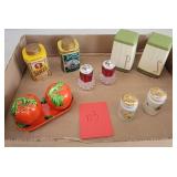 set of 6 salt and pepper shakers