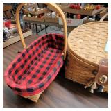 2 baskets one has fish,