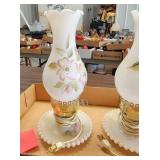 2 glass lamps in working condition