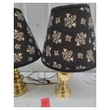 Table lamps (2)  bases not matching,