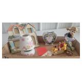 Winnie the Pooh, lamp, girl, heart,