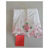 vintage crocheted standard pillow cases