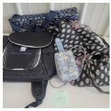 purse, lunch bags, overnight bags