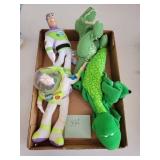 toy story plushbuzz lightyear and trex new never
