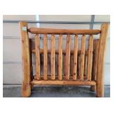 Pine bed with hardware, Queen Size, 65" wide