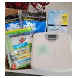 sweeper bags and scales