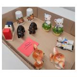 set of 6 salt and pepper shakers