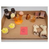 set of 6 salt and pepper shakers