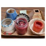 Candle shades & candles some Home Interior