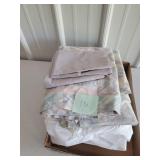 One full size set sheets and 3 flat sheets