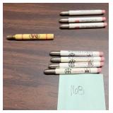 8 advertising pencils / 4 international Harvester