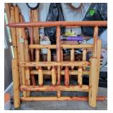 Pine bed with hardware, Full Size