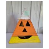 wood candy corn lights up