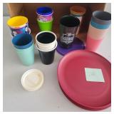 Cups, plates, lids - plastic ware